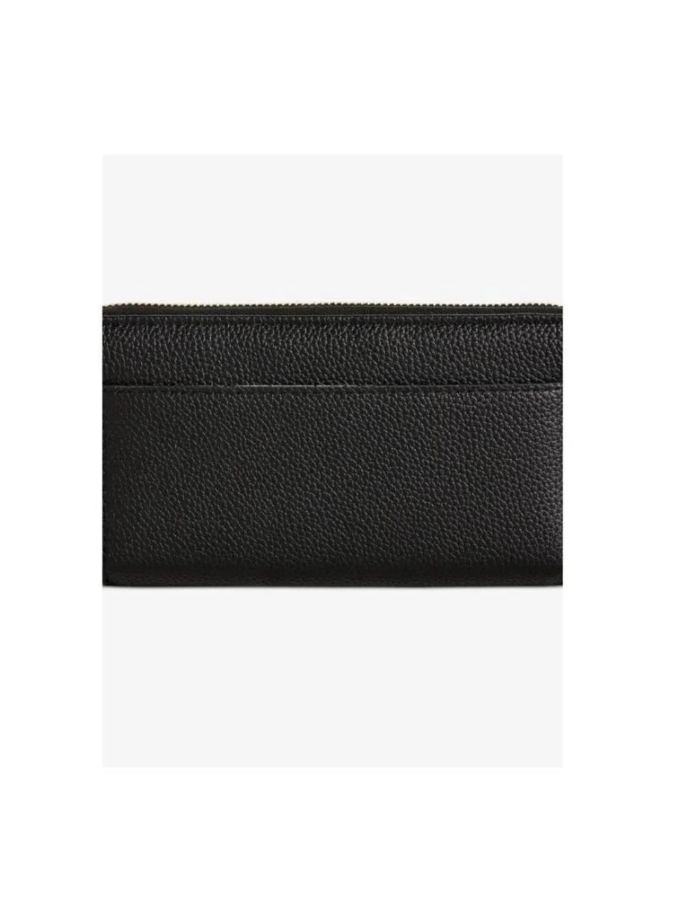On 34th Angii faux-leather zip around women's large continental wallet - Black